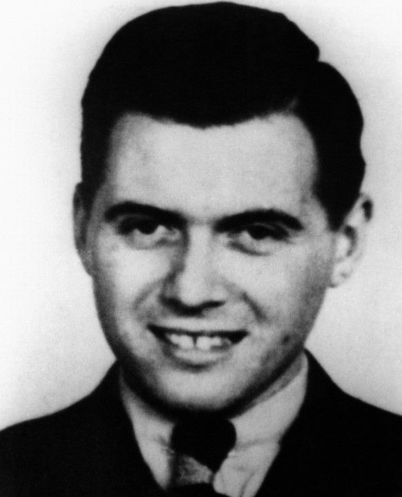 Josef Mengele, KZ-Arzt im Konzentrationslager Auschwitz, beruechtigt als &quot;Todesengel von Auschwitz&quot;, undatierte Aufnahme. Der Nazi-Verbrecher fluechtete nach dem Krieg nach Suedamerika. (KEY ...