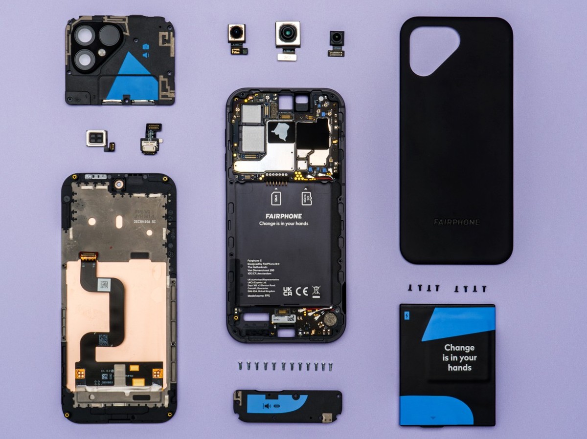Ausser dem Prozessor kann beim Fairphone fast alles repariert bzw. ausgetauscht werden.
