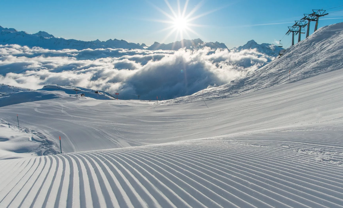 Aletsch Arena Skigebiet Skipiste