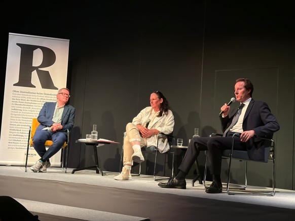 Republik-Podium zur 10-Millionen-Initiative mit Jacqueline Badran und Thomas Aeschi.