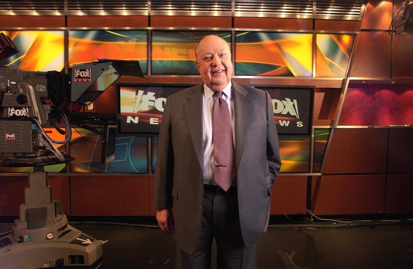 FILE - In a Sept. 29, 2006 file photo, Fox News CEO Roger Ailes poses at Fox News in New York. 21st Century Fox says Ailes is resigning. The announcement comes amid charges by former anchor Gretchen C ...