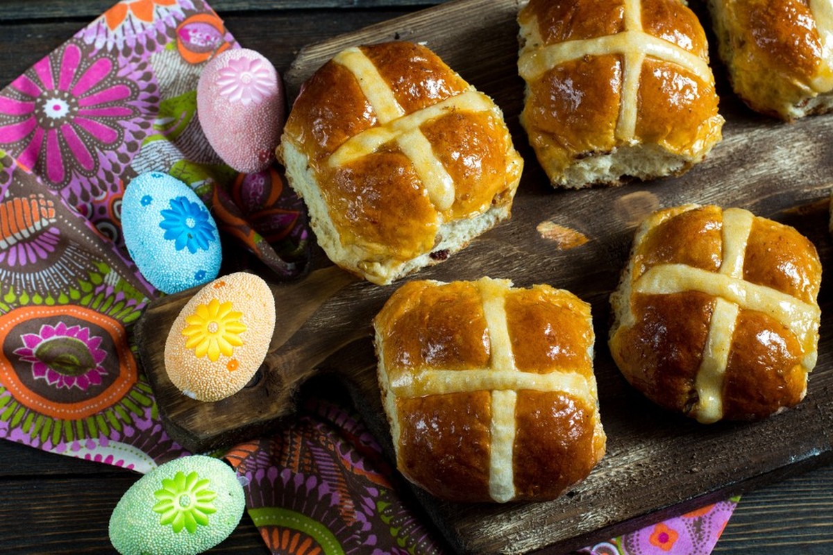 Hot Cross Buns – England kochen essen brot backen ostern