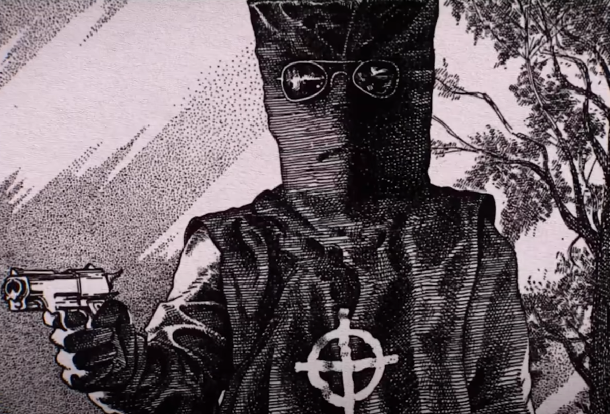 Une illustration du tueur du Zodiaque.