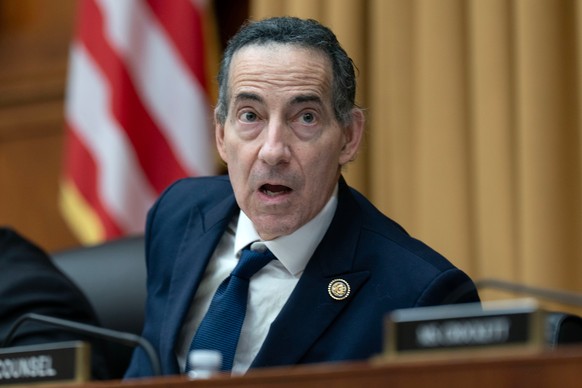 Ranking Member of the House Select Subcommittee Rep. Jamie Raskin, D-Md., speaks during a hearing to Investigate the Remaining Questions Surrounding January 6, 2021, on Capitol Hill in Washington, Wed ...