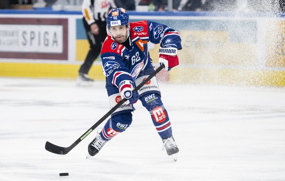 Denis Malgin (ZSC) im ersten Playoff Halbfinal Eishockeyspiel der National League zwischen den ZSC Lions und dem HC Davos, am Samstag, 29. Maerz 2025, in der Swiss Life Arena in Zuerich. (KEYSTONE/Enn ...