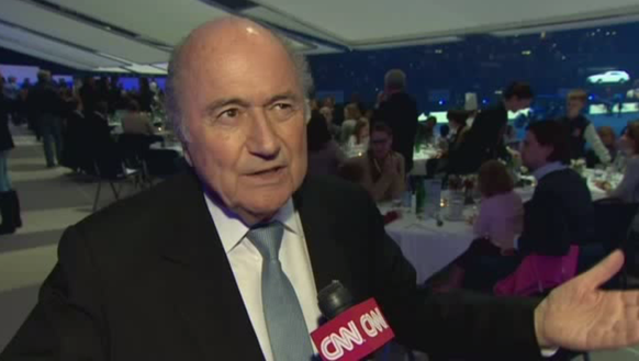 Blatter im Interview mit CNN.