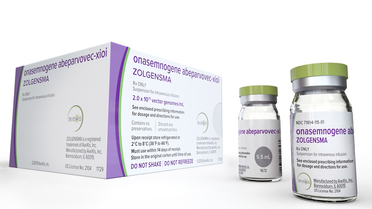 This photo provided by Novartis shows their gene therapy medicine Zolgensma. U.S. regulators want to know why Novartis didn't disclose a problem with testing data until after they approved the Sw ...