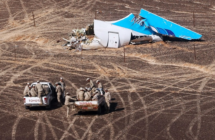 Beim Flugzeugabsturz über dem Sinai kamen 224 Menschen ums Leben.