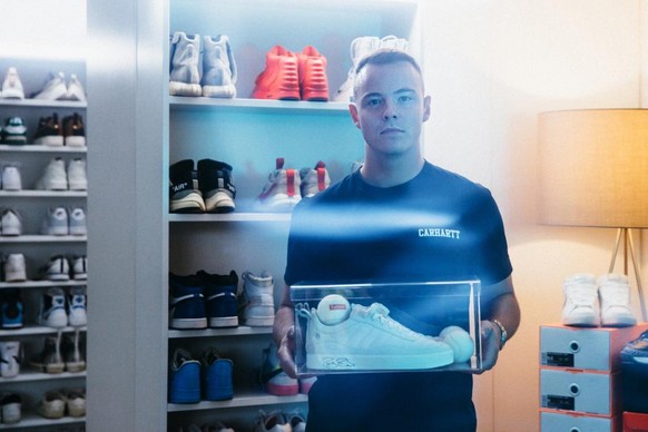 8000 Franken für einen Turnschuh: Aron Cash handelt mit Sneakers.