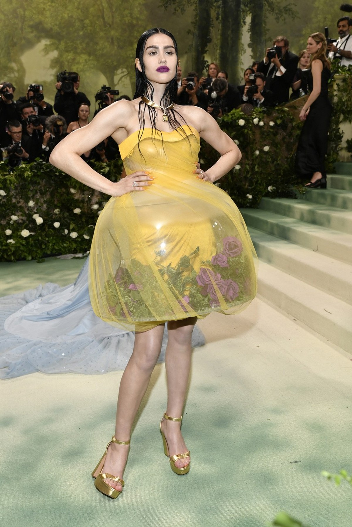 Amelia Gray attends The Metropolitan Museum of Art's Costume Institute benefit gala celebrating the opening of the "Sleeping Beauties: Reawakening Fashion" exhibition on Monday, May 6, ...