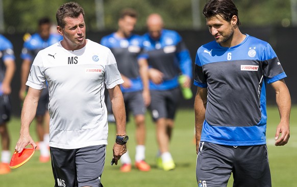 Trainer Skibbe und Captain Salatic sollen sich ausgesprochen haben.