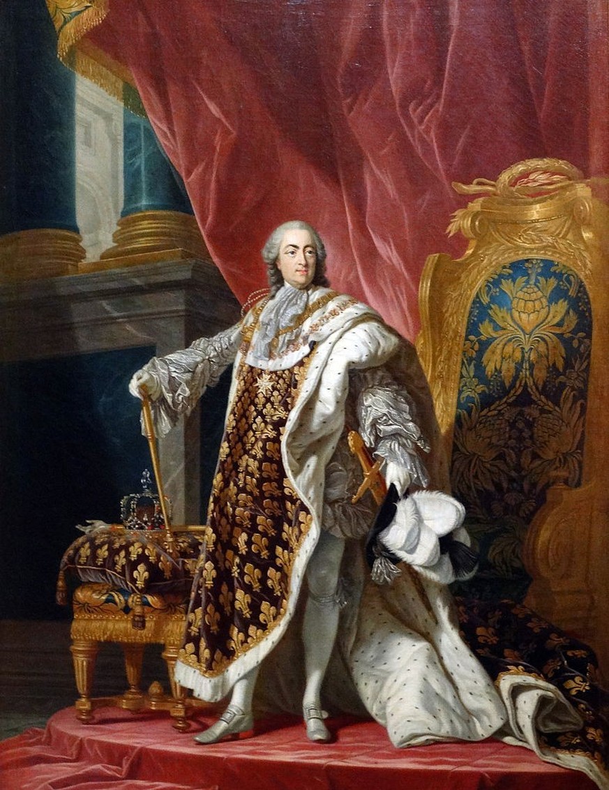 Portrait of King Louis XV of France (1710-1774) by the Studio of Louis-Michel van Loo (1707-1771) French painter. Dated 18th Century. (Photo by: Universal History Archive/Universal Images Group via Ge ...