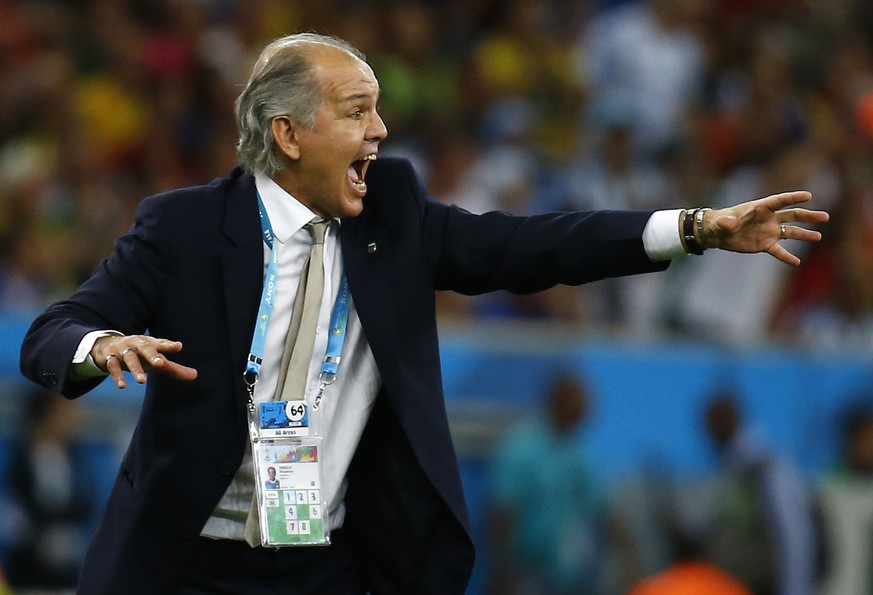 Argentiniens Trainer&nbsp;Alejandro Sabella setzte vor allem auf schnelle Gegenstösse und hatte beinahe Erfolg.