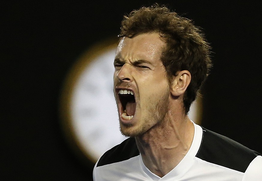 Andy Murray: mit Biss ins Endspiel.