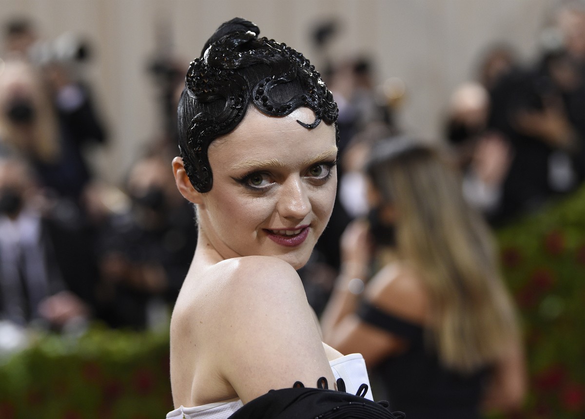 Maisie Williams attends The Metropolitan Museum of Art's Costume Institute benefit gala celebrating the opening of the "In America: An Anthology of Fashion" exhibition on Monday, May 2, ...