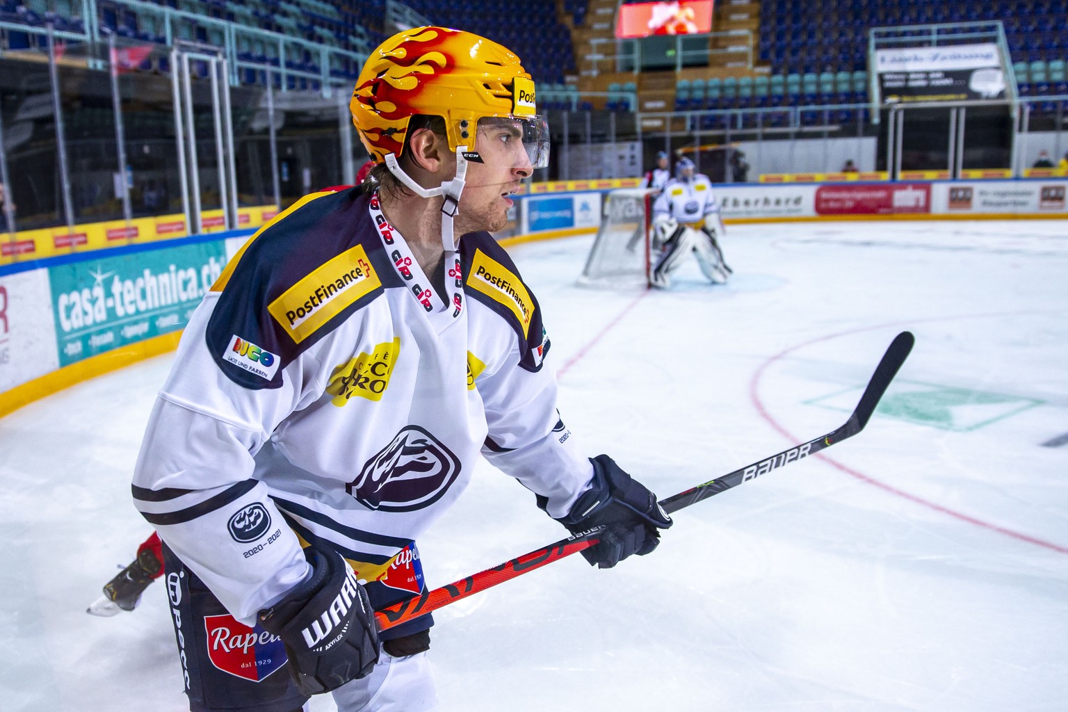 HC Ambri-Piotta PostFinance Top Scorer Julius Naettinen (Nattinen) waehrend dem Eishockey-Meisterschaftsspiel der National League zwischen den SC Rapperswil-Jona Lakers und dem HC Ambri-Piotta am Frei ...