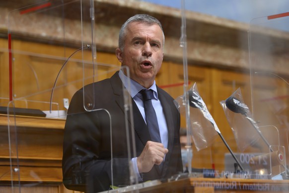 Lorenz Hess, Mitte-BE, spricht waehrend der Sommersession der Eidgenoessischen Raete, am Mittwoch, 16. Juni 2021 im Nationalrat in Bern. (KEYSTONE/Anthony Anex)