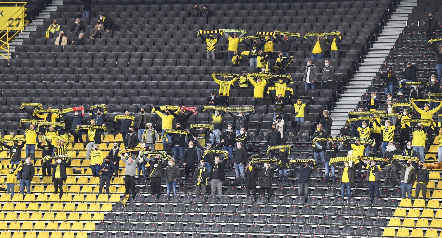 Wie viele Fans am Samstag in den Signal-Iduna-Park dürfen, ist derzeit noch unklar.