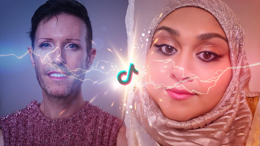 Shumirun Nessa und Jeffrey Marsh im Tiktok-Kampf