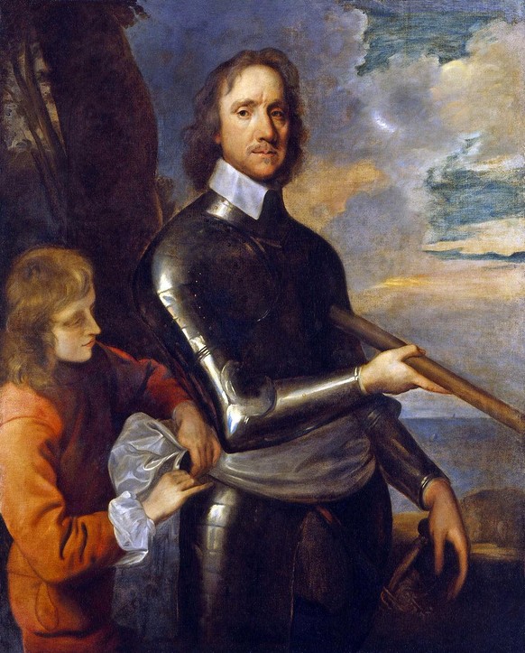 Cromwell als Feldherr um 1649 auf einem Gemälde von Robert Walker.