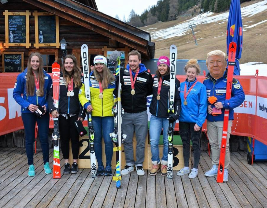 Mit Donald Trump als Manager würde auch die Schweizer Ski-Prominenz wieder im Bolgen einkehren.