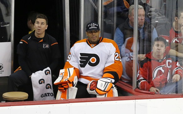 Ray Emery (r.): Wer sagt in Philadelphia, dass er zu schwach ist?