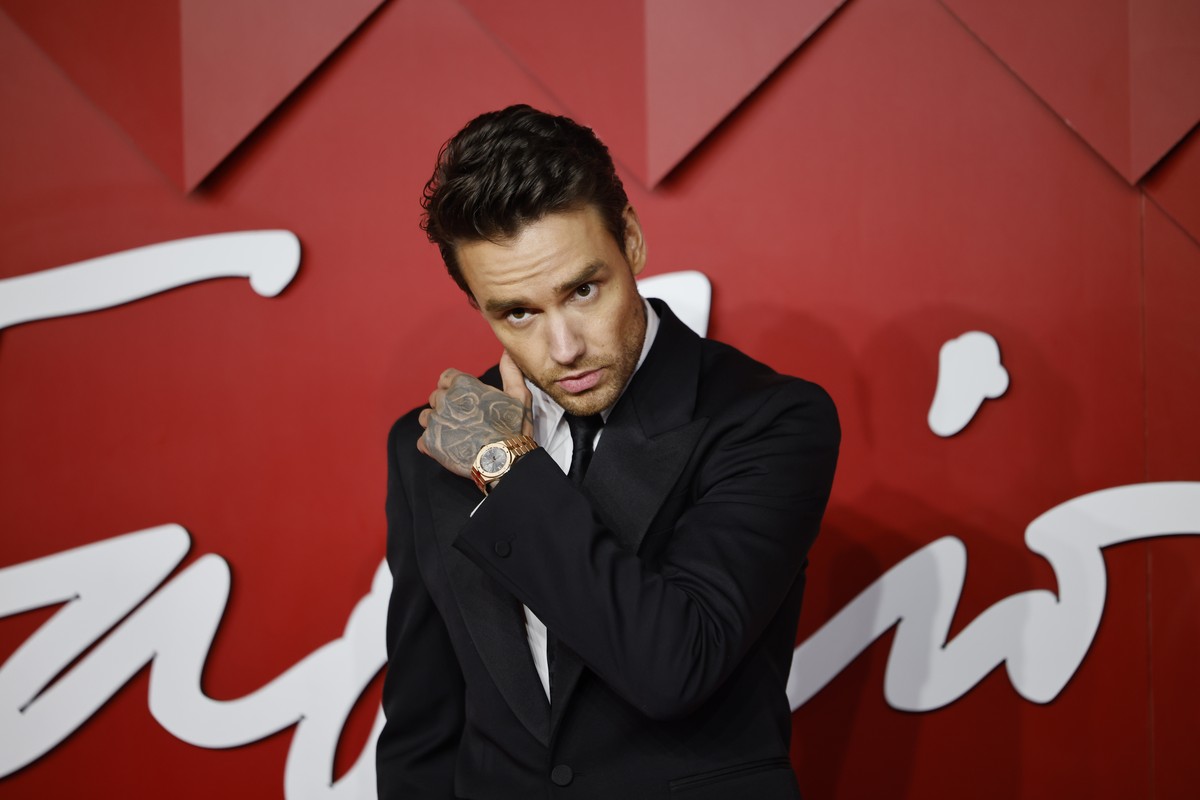 epa10350358 British musician Liam Payne arrives for the Fashion Awards 2022 at the Royal Albert Hall in London, Britain, 05 December 2022. The gala event raises money to nurture future generations of  ...