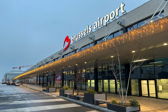 A view of the Brussels International Airport in Zaventem, Belgium, Wednesday, Nov. 26, 2025. (AP Photo/Mark Carlson)
Belgium Strikes