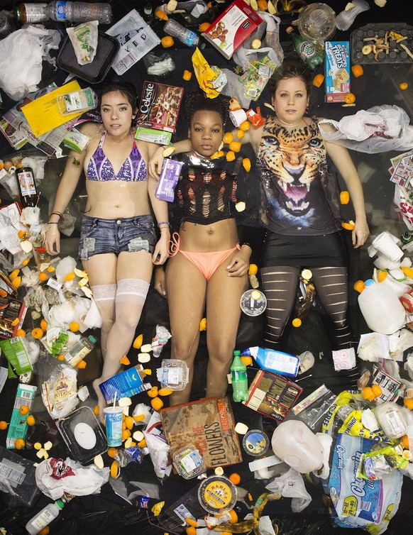 Lya, Whitney und Kathrin.