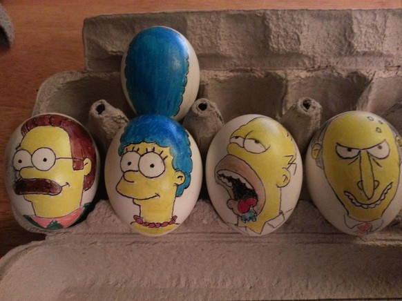 Oster Eiermalen Easter Eggs