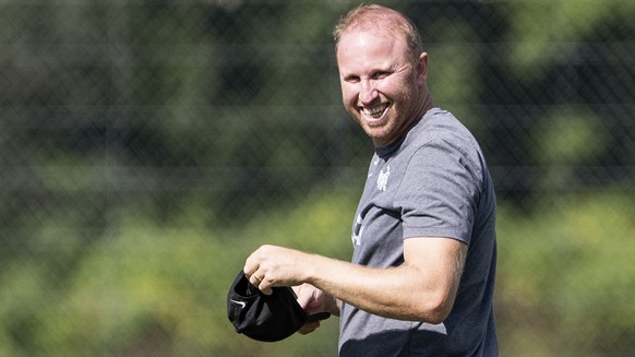 Zuerichs Trainer Ludovic Magnin waehrend dem ersten Training des FC Zuerich am Mittwoch, 19. August 2020 in Zuerich. (KEYSTONE/Alexandra Wey)