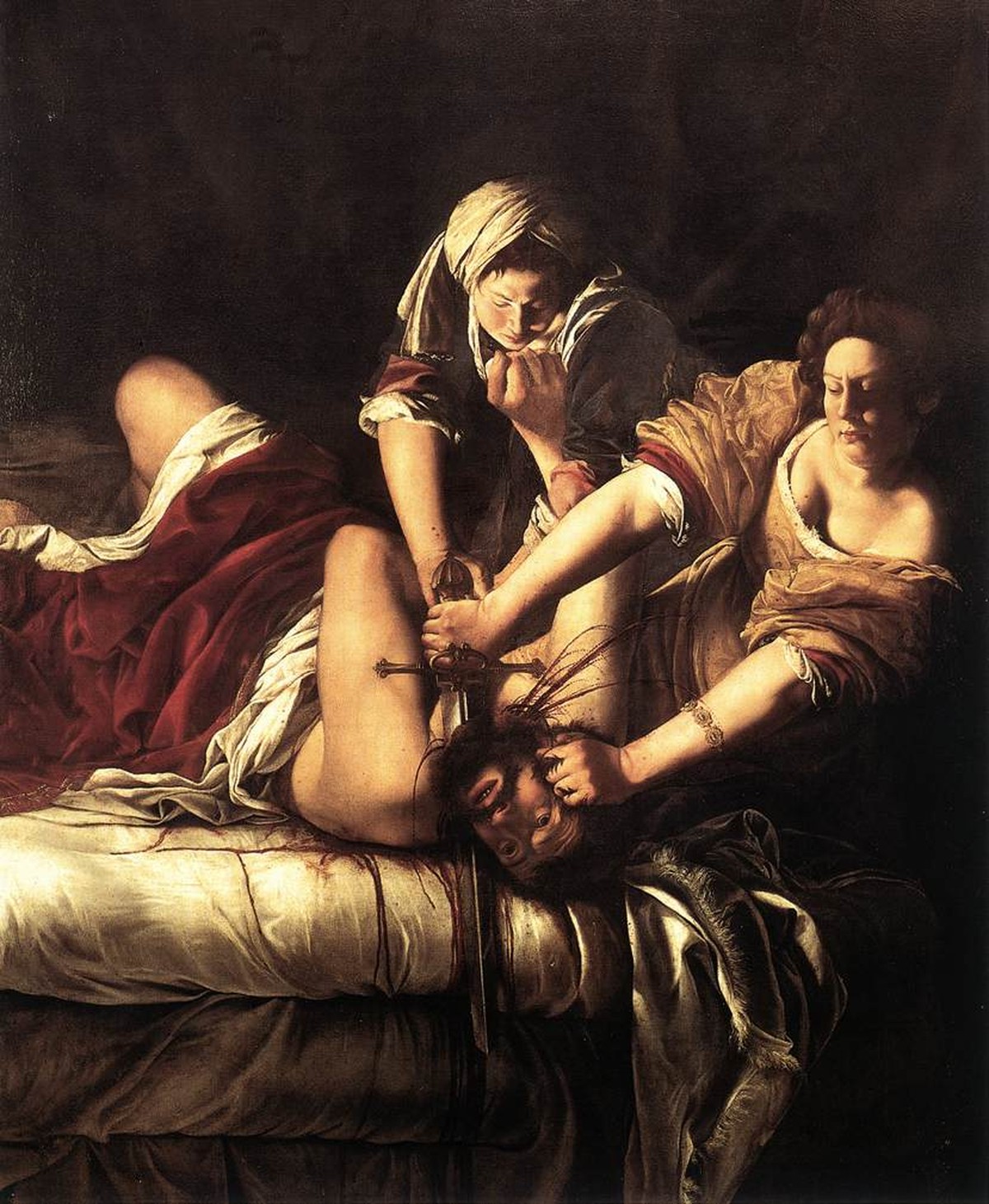 Artemisia Gentileschi: Judith enthauptet Holofernes