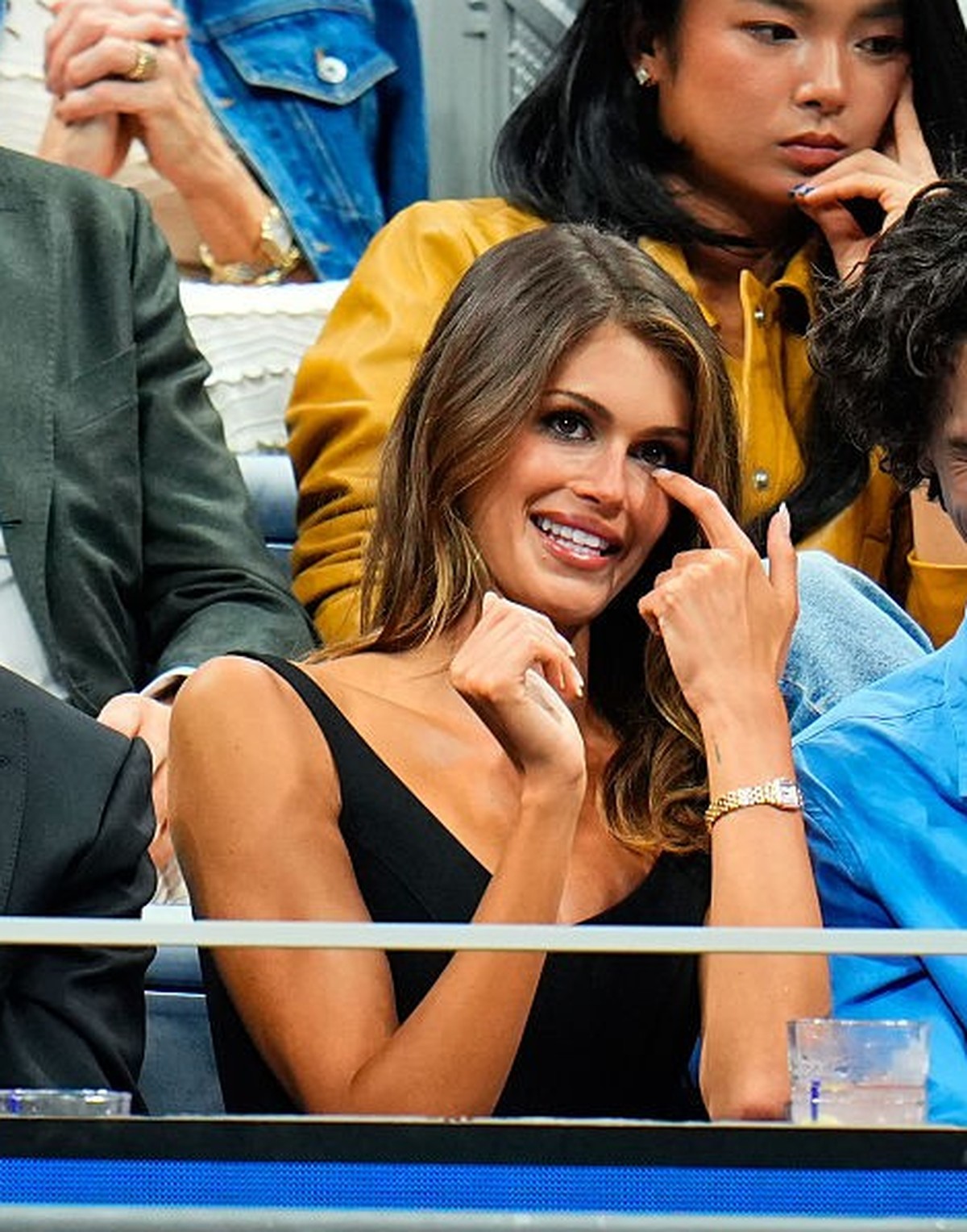 NEW YORK, NY - AUGUST 25: Homer Gere (L) and Kaia Gerber are seen at The US Open on August 25, 2026 in New York City. (Photo by XNY/Star Max/GC Images)
