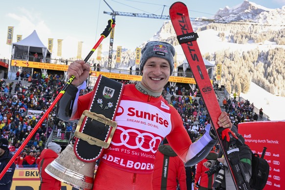 <p><strong>Marco Odermatt (SUI):</strong> 5 Siege (2022, 2023, 2024, 2025, 2026).</p>