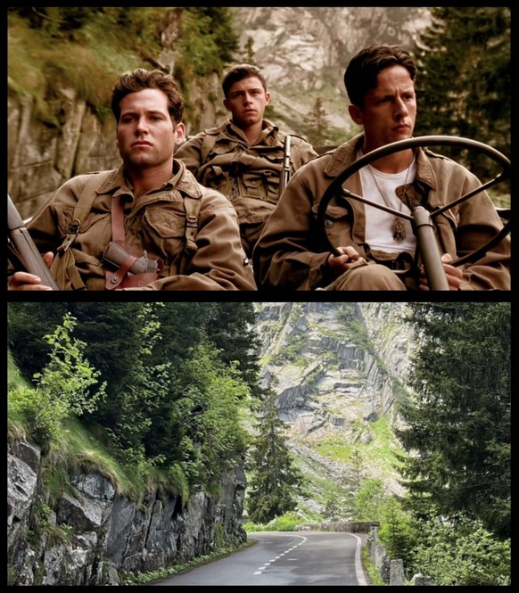 In der Schweiz gedrehte Szene von «Band of Brothers»