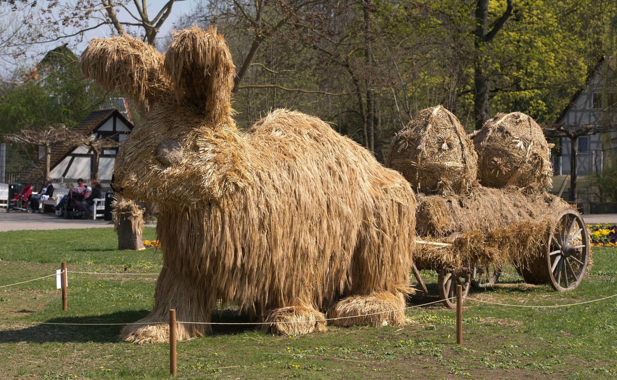 Die Schweiz macht gute Geschäfte mit den schwäbischen Nachbarn. Hier zu sehen: ein Strohskulpturenfestival&nbsp;in&nbsp;Ludwigsburg.&nbsp;