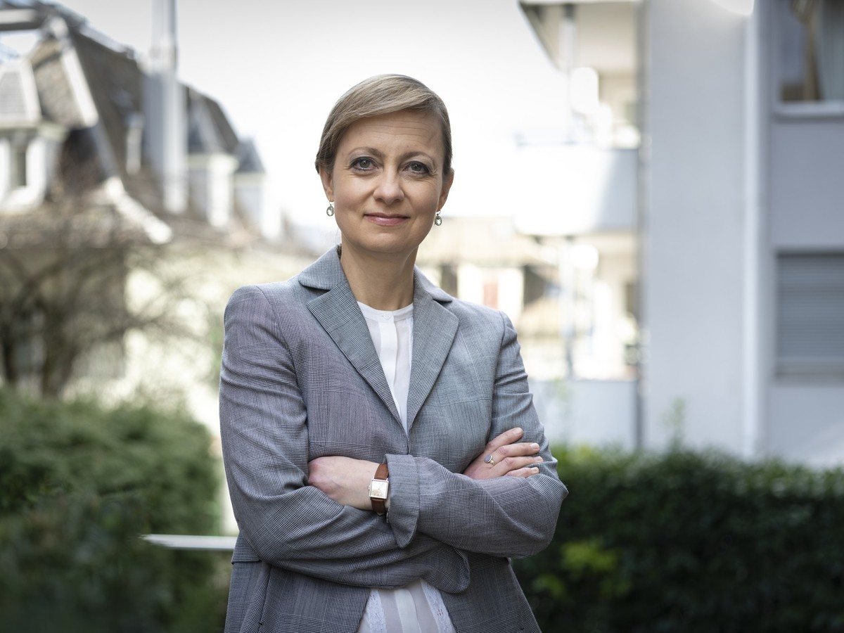 Cordelia Baehr, Anwaeltin, portraitiert am Montag, 20. Maerz 2023 in Zuerich. Cordelia Baehr zieht die rechtlichen Faeden der Klimaklage der «Klimaseniorinnen» und geht mit dem Anliegen vor den Europa ...