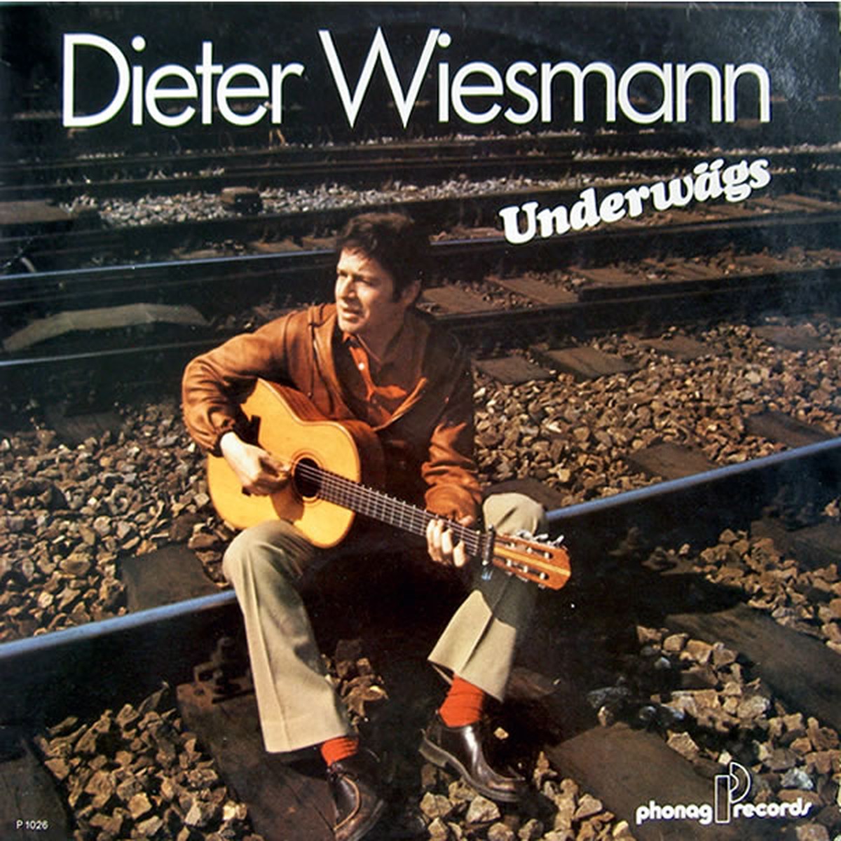 Dieter Wiesmann auf dem Albumcover von «Unterwägs».