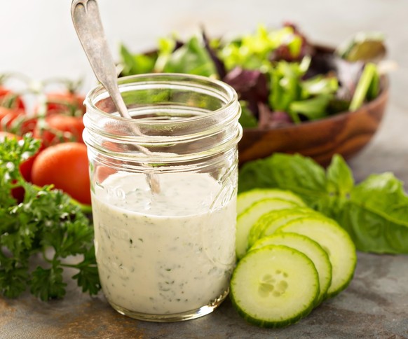 Ranch Dressing home made hausgemacht salat essen food gemüse