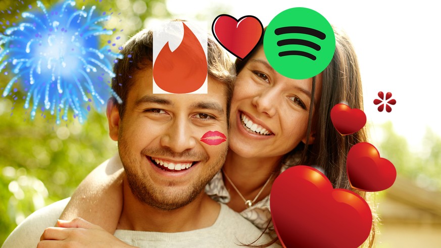 Tinder und Spotify sind jetzt offiziell ein Paar &lt;3.