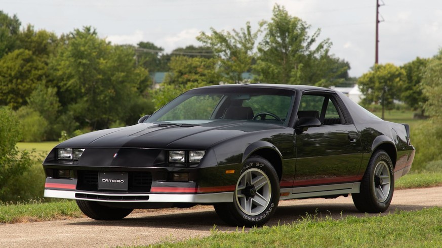 1982 Chevrolet Camaro z 28 
https://www.mecum.com/lots/CH1019-389635/1982-chevrolet-camaro-z28/