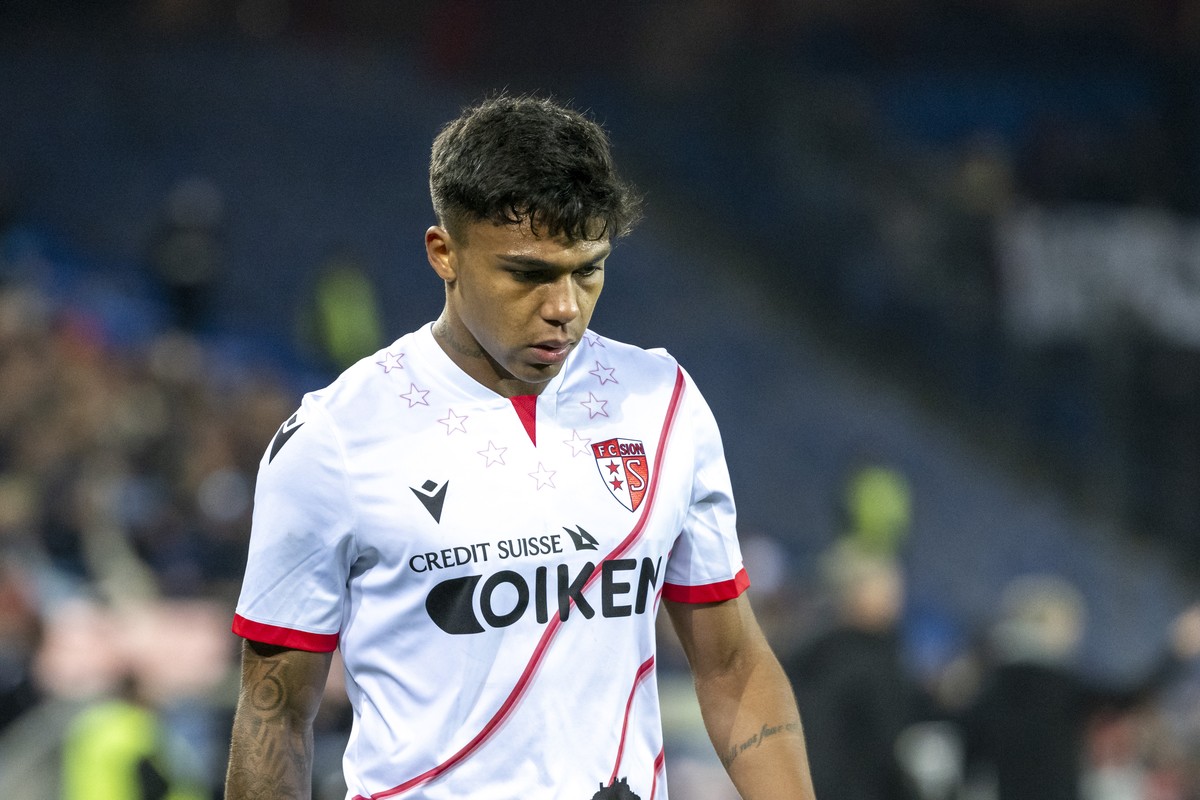 Sions Baltazar Costa verlaesst nach einer roten Karte den Platz im Fussball Meisterschaftsspiel der Super League zwischen dem FC Basel 1893 und dem FC Sion im Stadion St. Jakob-Park in Basel, am Sonnt ...