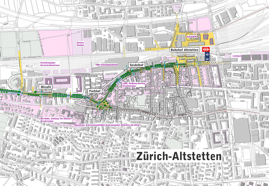 Der erste Stück der Limmattalbahn.