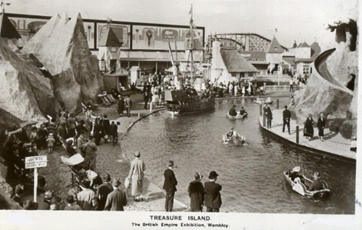 The Treasure Island Exhibit that was organised by Agatha Christie and Nancy Neele