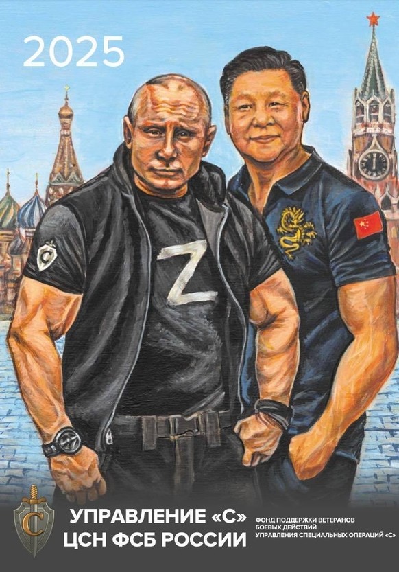 Der FSB hat den homoerotischsten Kalender aller Zeiten produziert
