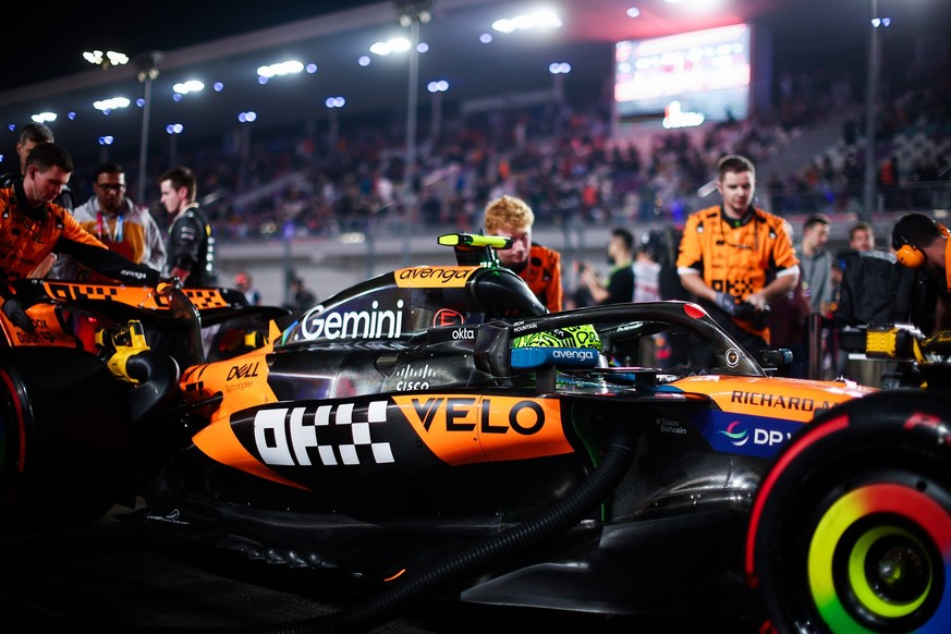 4 Lando Norris GBR, McLaren F1 Team, F1 Grand Prix of Qatar at Lusail International Circuit on November 30, 2025 in Doha, Qatar. Photo by HOCH ZWEI Doha Qatar *** 4 Lando Norris GBR, McLaren F1 Team , ...