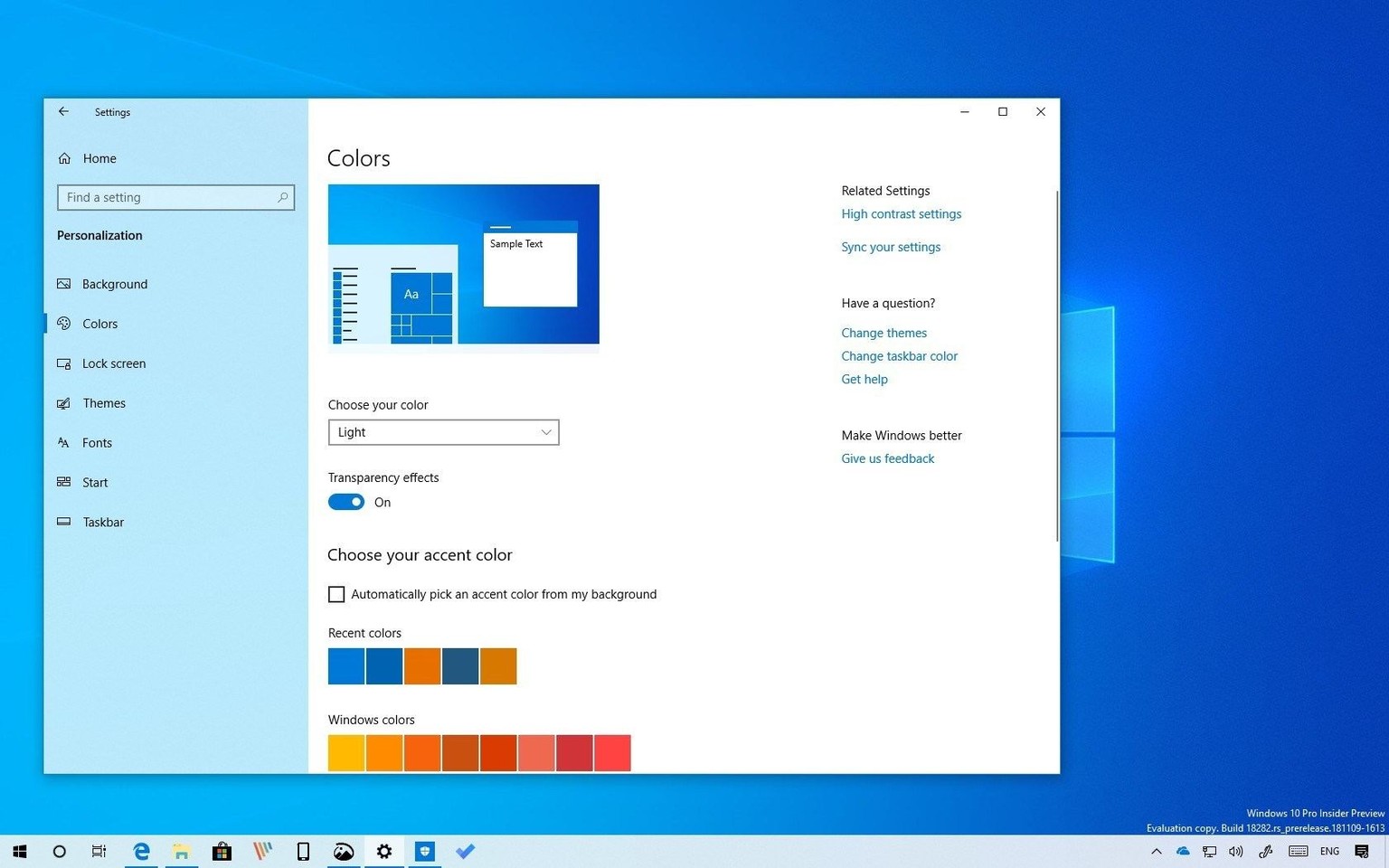 Windows 10 im hellen Light-Theme-Look.