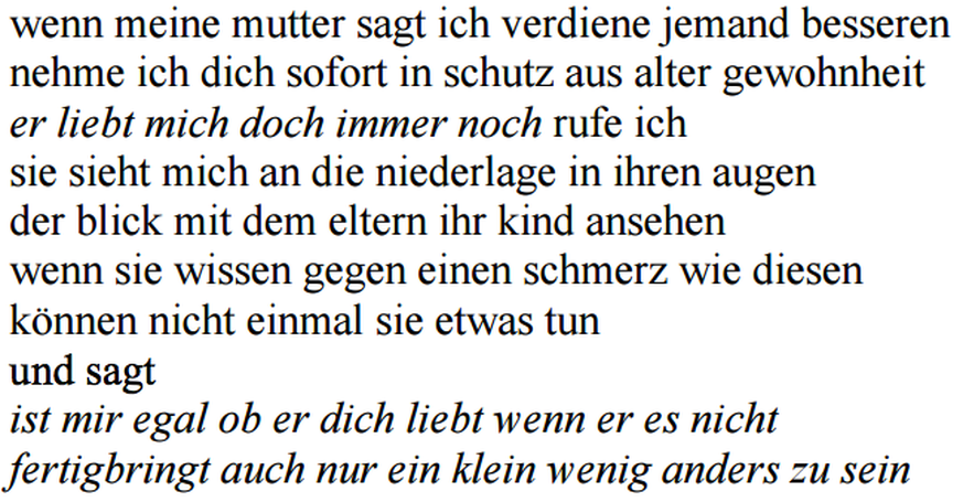 Aus «Milch &amp; Honig», S. 82.