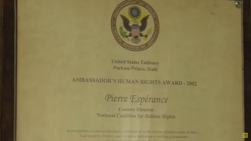 RNDDH Haiti Pierre Esperance