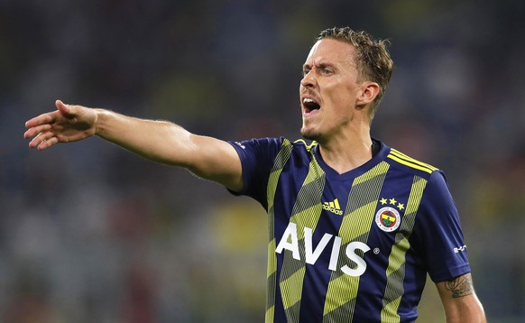epa07749119 Fenerbahce&#039;s Max Kruse reacts during the Audi Cup soccer semi final match between FC Bayern Munich and Fenerbahce Istanbul in Munich, Germany, 30 August 2019. EPA/RONALD WITTEK